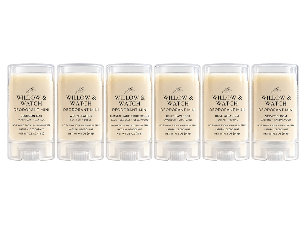 Willow & Watch Deodorant Mini, travel-size tallow deodorant