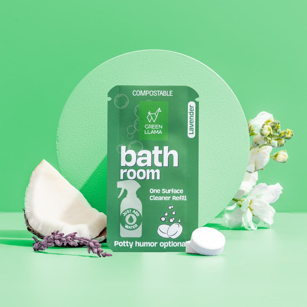 Green Llama Bathroom Cleaner Kit, Lavender, photo 2