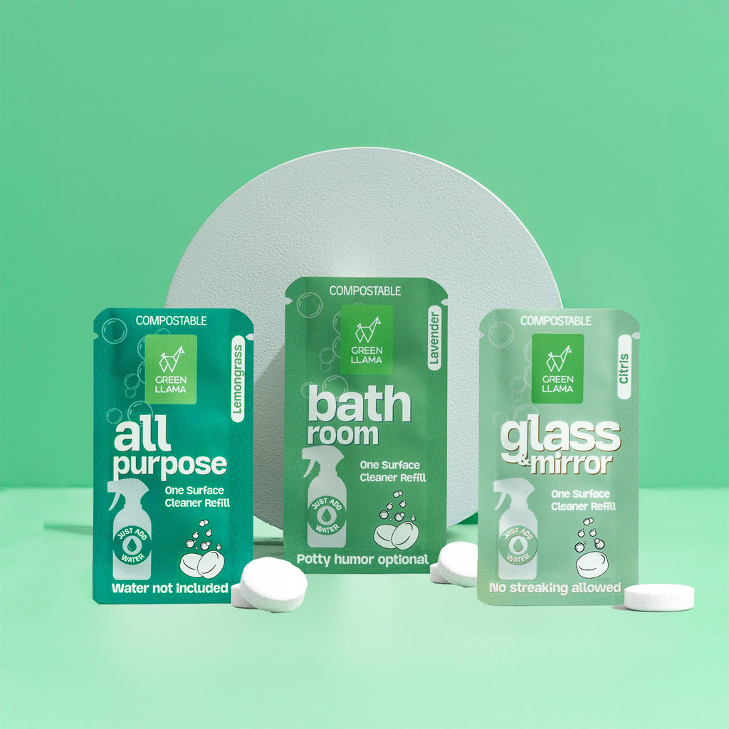Green Llama Cleaning Refill Tablet Bundle